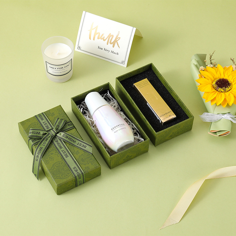 lid and base two pieces gift box for skincare products packaging