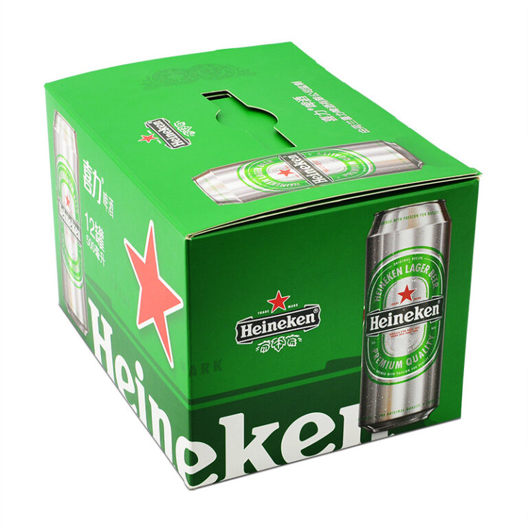 corrugated box for beer packaging