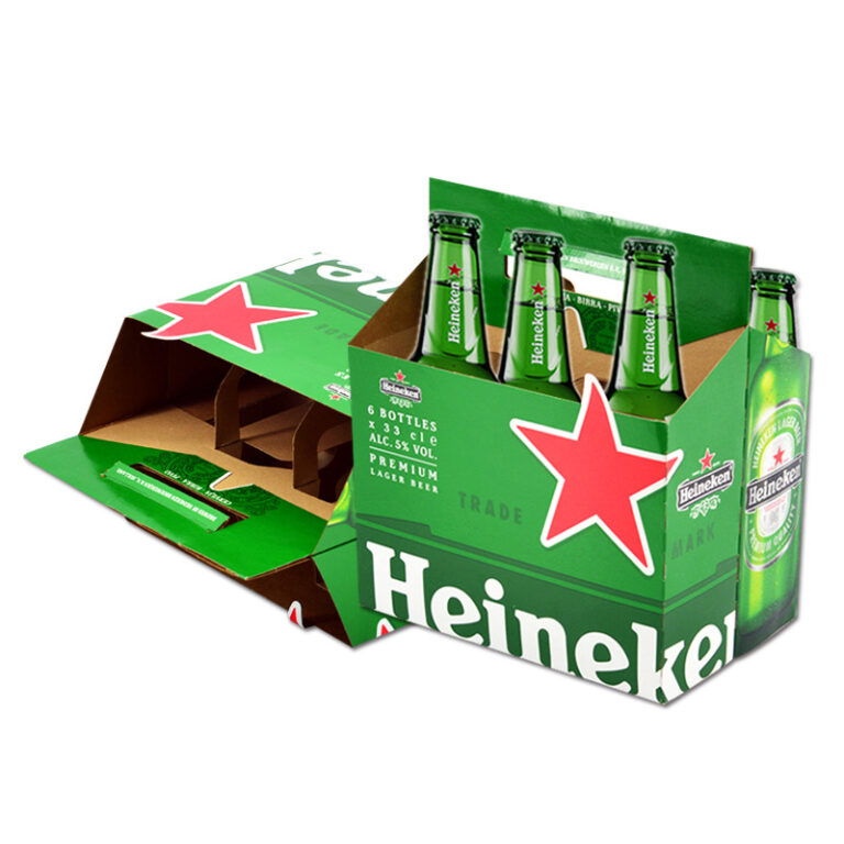 corrugated box for beer packaging