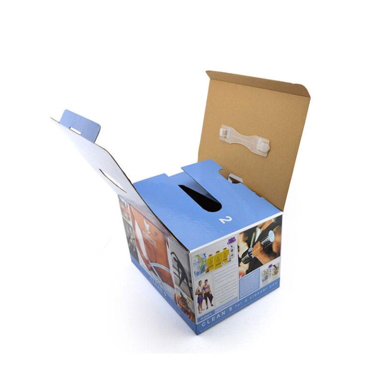 corrugated box for products packaging